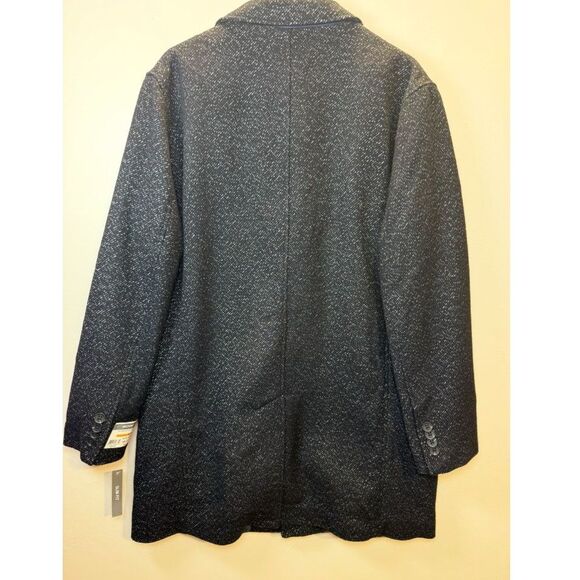 Michael Kors Pike Overcoat Men’s 44R Black Classic Fit Wool-Blend Long Coat NWT - Picture 5 of 11